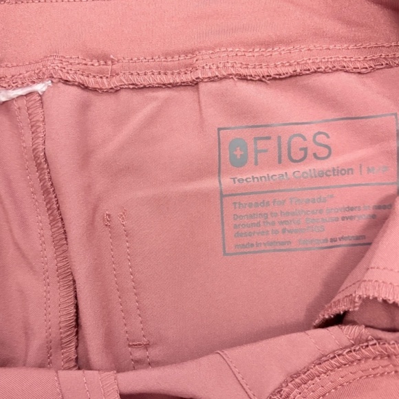 FIGS Zamora 2.0 Jogger Scrub Pants 🌸 Mauve | Medium Petite - Picture 4 of 4